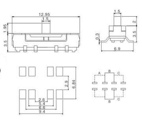 MSK-06C撥動開關