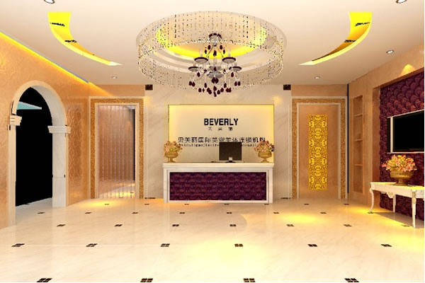 è±ªè¯ç¾Žå®¹åº—å¤§å»³è£ä¿®è¨­è¨ˆåœ–