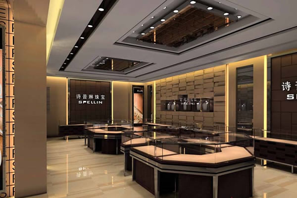 珠寶翡翠店裝修設(shè)計效果圖