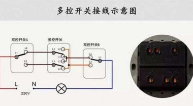 雙控開關的接線方法