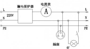 漏電保護器電路原理圖