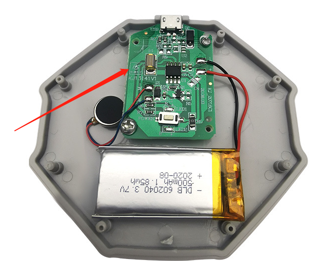 駝背矯正器PCB主板上的角度感應開關應用案例