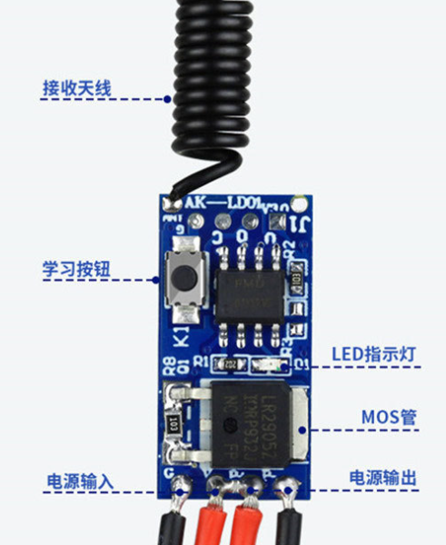 輕觸開關改遙控開關